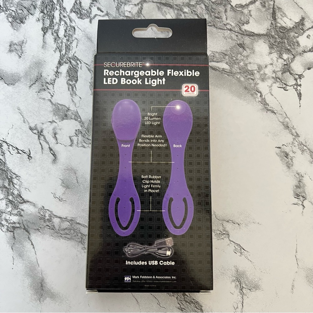 Securebrite LED Book Light in Purple - Picture 5 of 6